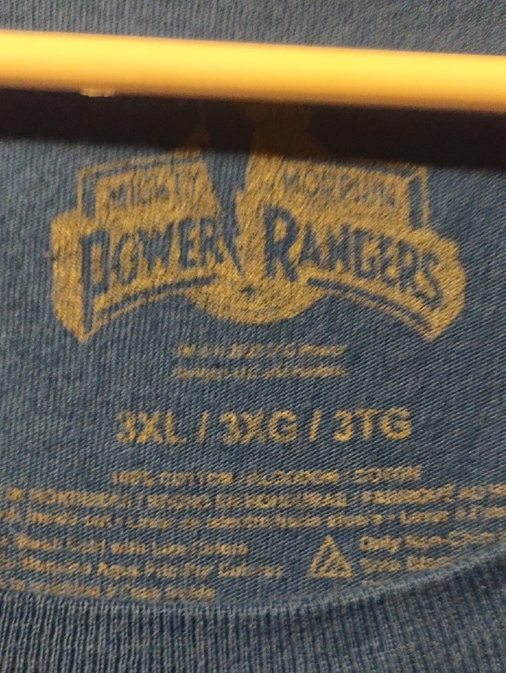 Blue Power Ranger Short Sleeve Tee - Picture 2 of 5